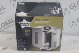 Boxed Tommee Tippee Closer to Nature Perfect Preparation Bottle Warming Station RRP £60 (3795214) (