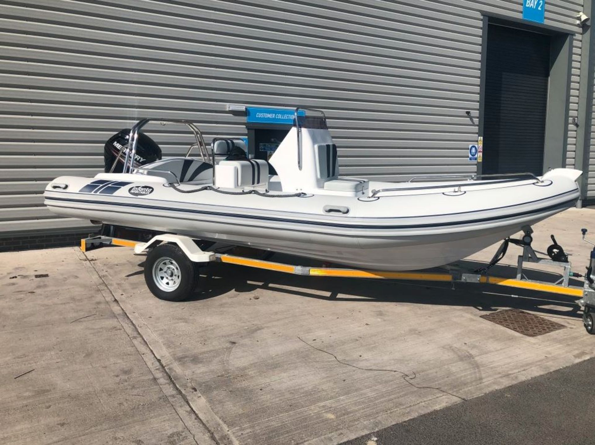 Infanta 5.8LRi Rib Complete With 115hp Mercury 4stroke and Trailer {104270} - Image 3 of 17