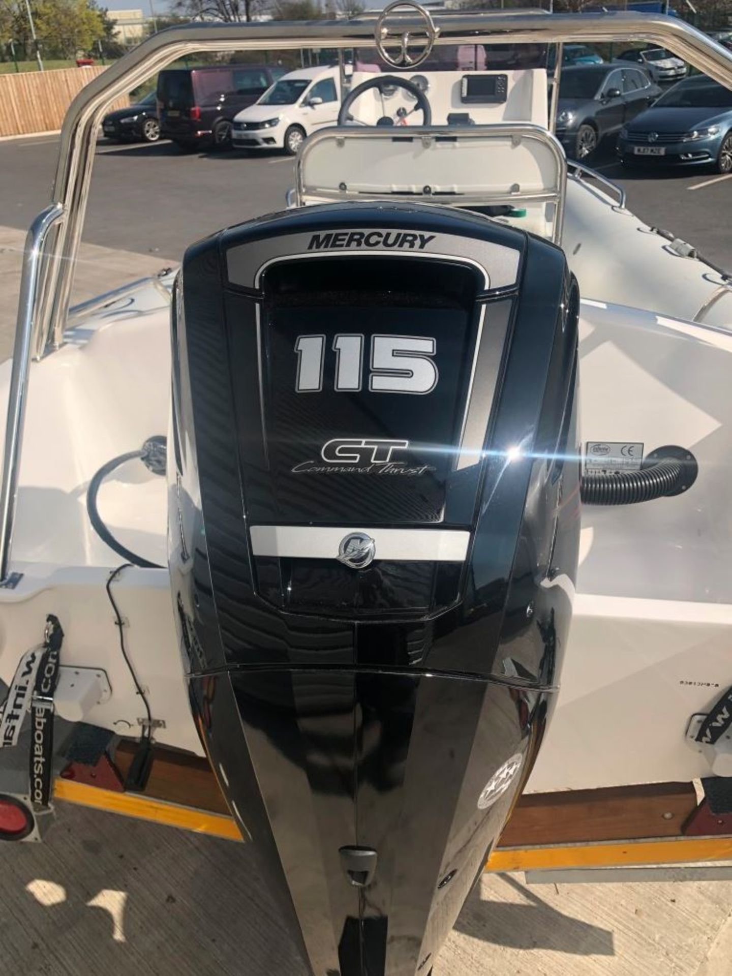 Infanta 5.8LRi Rib Complete With 115hp Mercury 4stroke and Trailer {104270} - Image 5 of 17