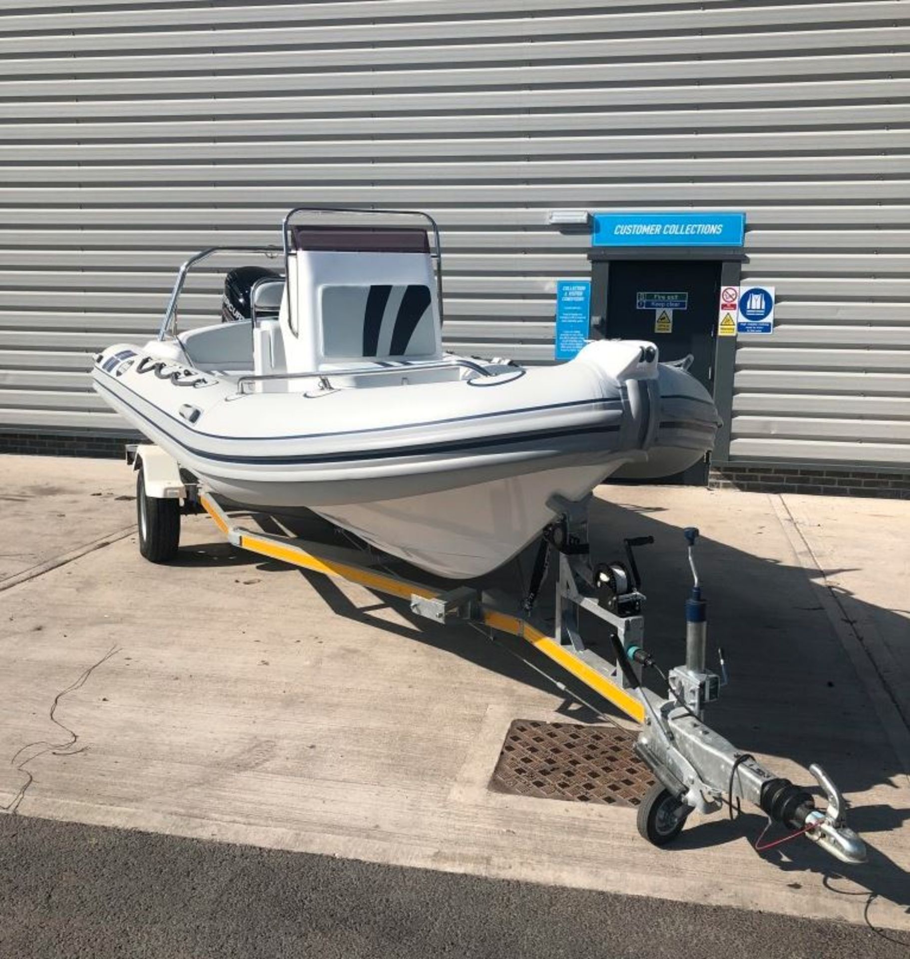 Infanta 5.8LRi Rib Complete With 115hp Mercury 4stroke and Trailer {104270} - Image 2 of 17