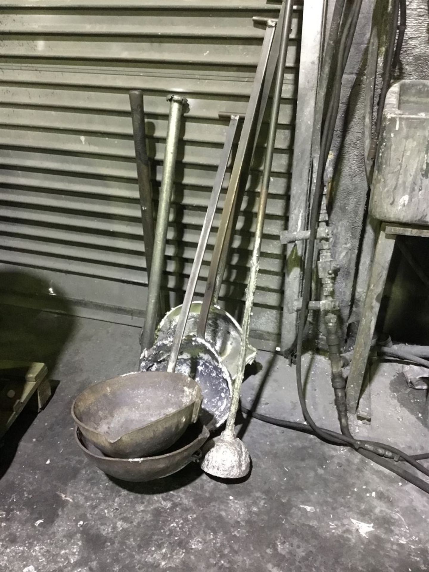 5 Various Ladles & Sledge Hammer