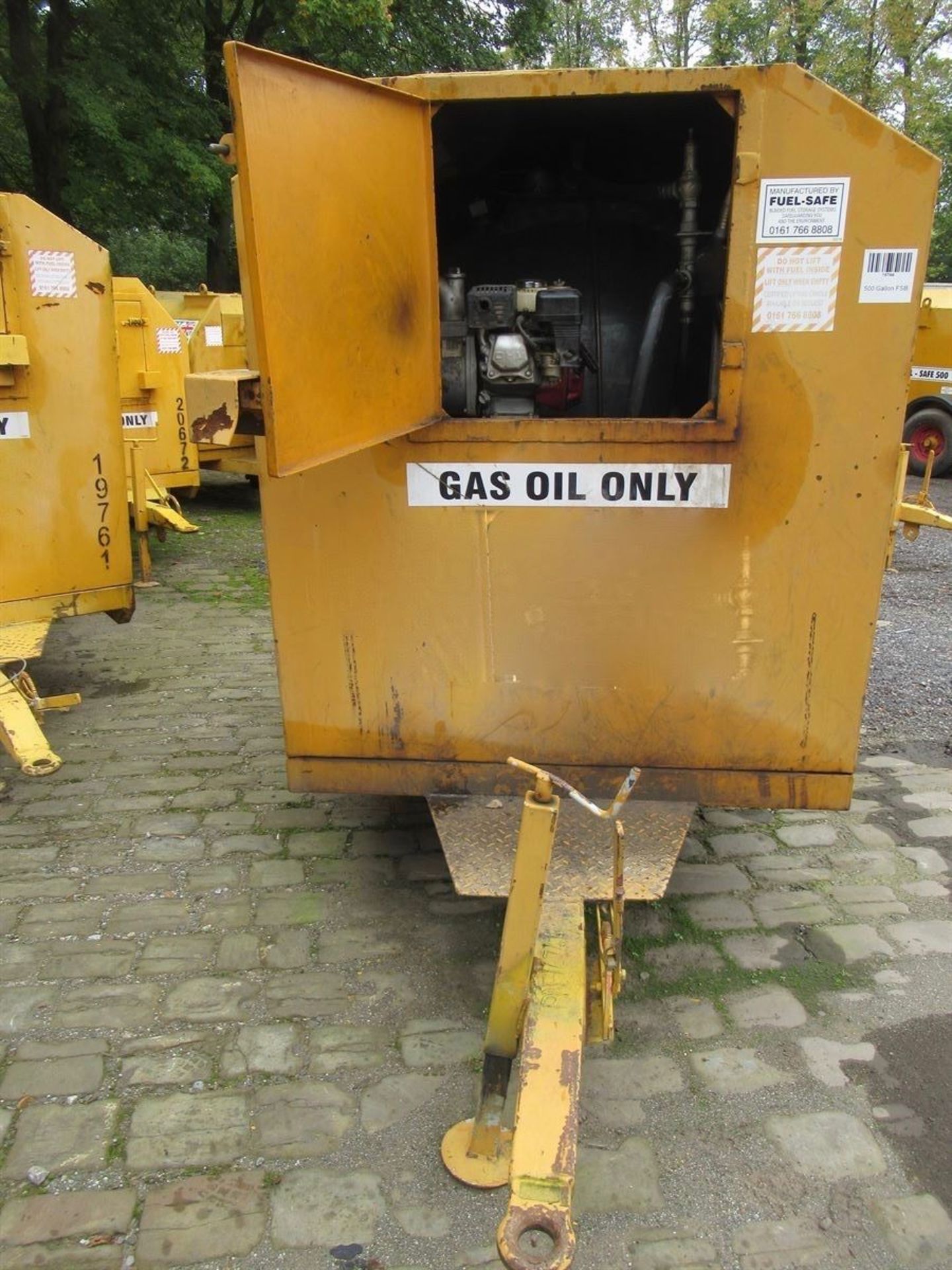 16744 Fuel Safe 500 Towable 500 Gallon Bunded Fuel Bowser c/w 2in Honda Petrol Pump - Image 5 of 6