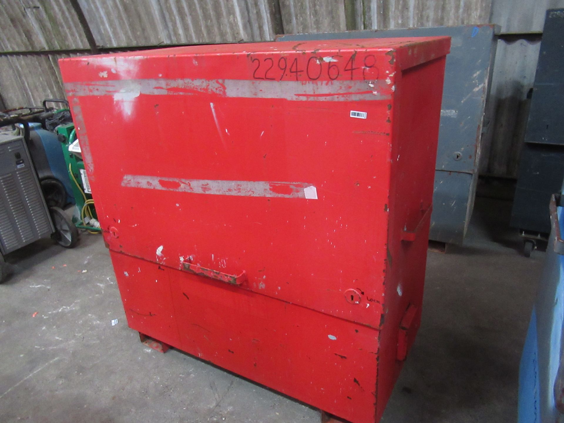 Steel Site Tool Chest 1200 x 620 x 1300hmm (Locked)