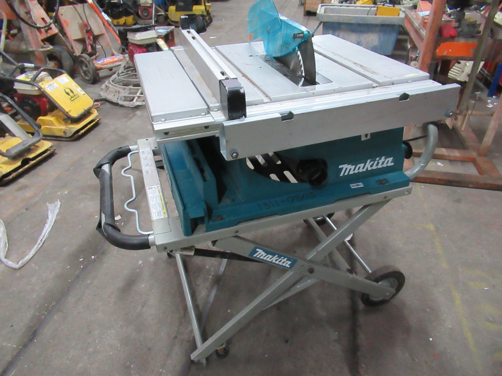 Makita 2704 Table Saw 110V on Folding Stand - Image 2 of 2