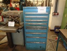 Multi drawer tool cabinet