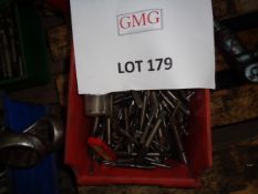 Box of various taps as lotted