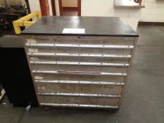 Multi drawer tool cabinet