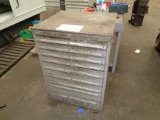 Multi drawer tool cabinet