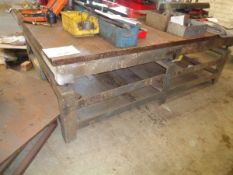 8' x 4' steel marking off table