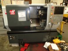 Haas model ST10 slant bed CNC lathe with Haas control, Serial No. 3094197, Year. 2012