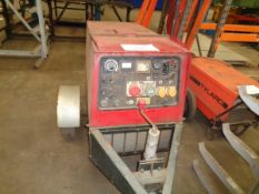 Mosa model TS300 SXY/EL single axle diesel driven welder/generator, Serial No. 87241000005