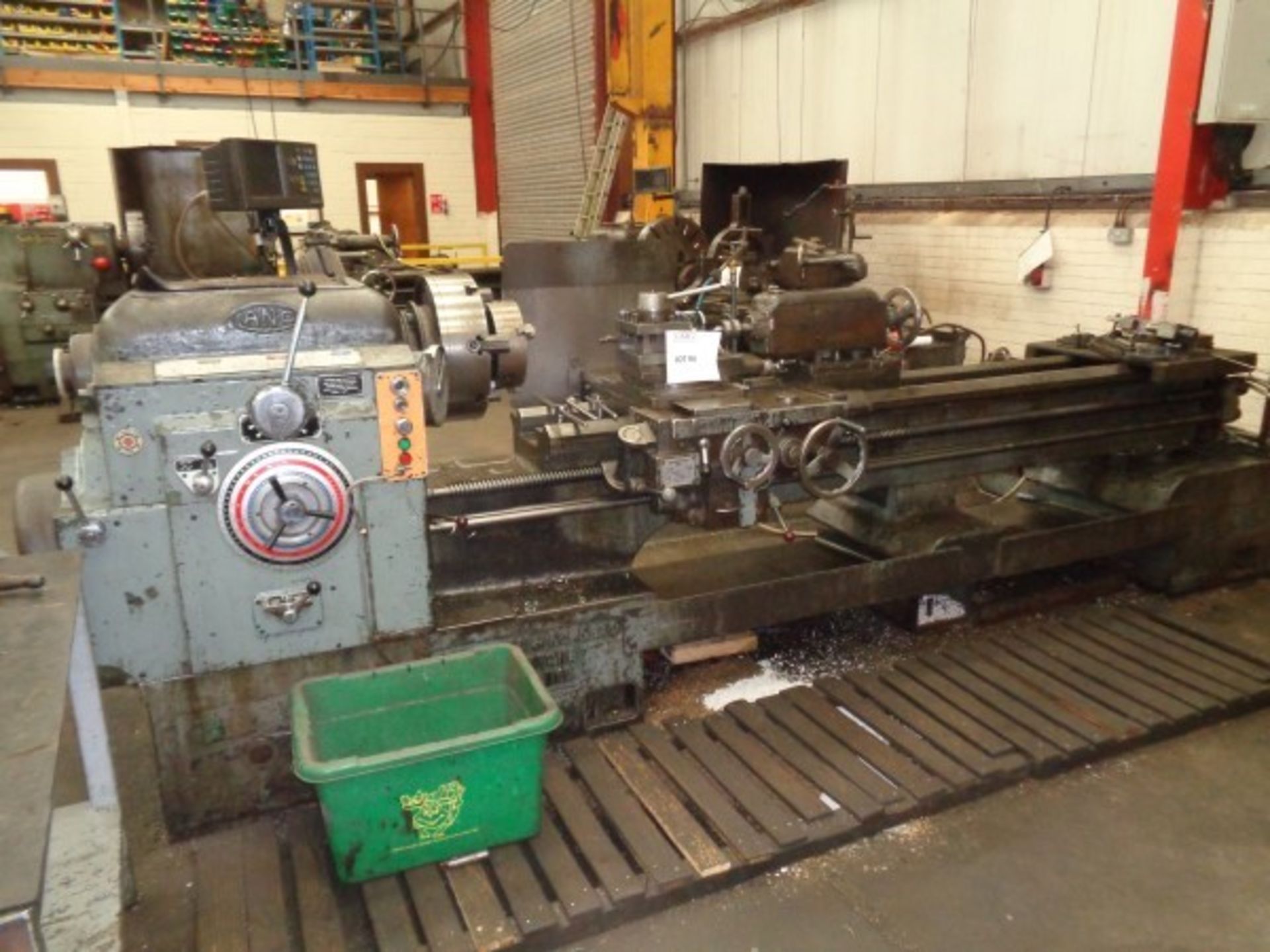 Lang model 16-90 gap bed centre lathe with Acu-Rite DRO