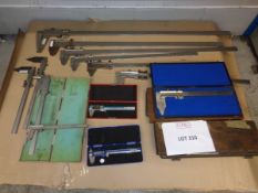 Quantity of vernier calipers as lotted