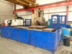 Kearns Richards type SJ100 horizontal boring machine, pendant control, milling head attachment, Sony