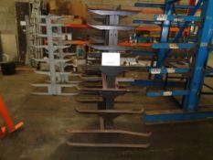 Double sided stock rack