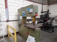 Startrite model 316H band saw, Serial No. 96804