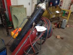 Gas welding, burning set hoses trolley (No gas bottles)