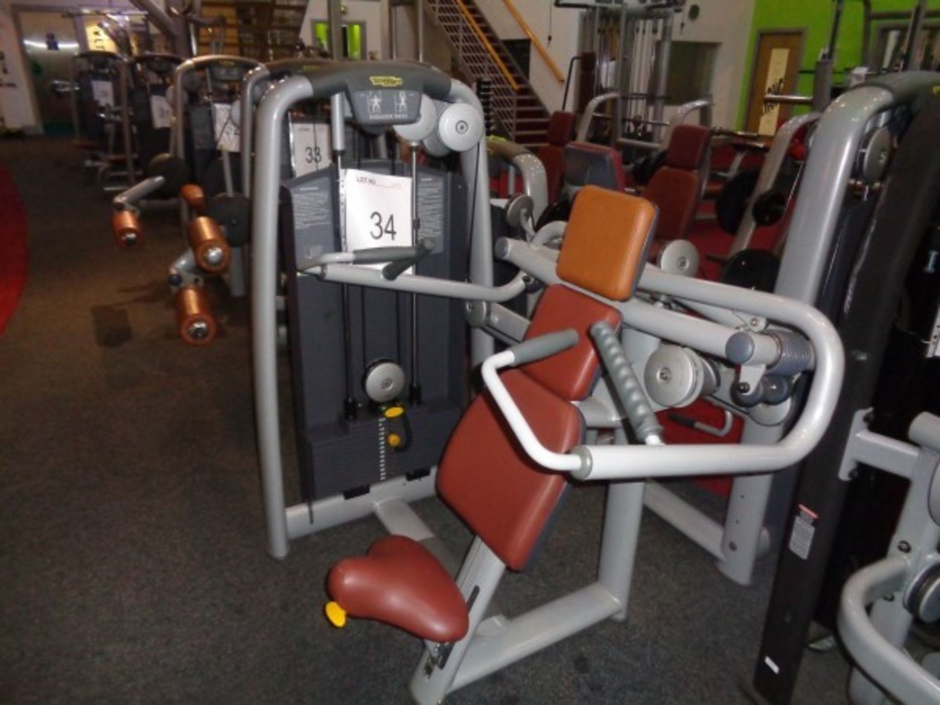 Technogym model selection shoulder press frame machine