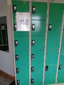 4 x Six door personal lockers