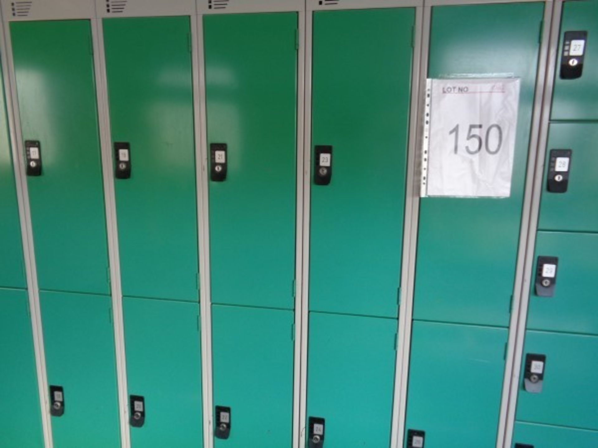 7 x Two door personal lockers