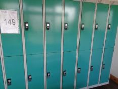 7 x Two door personal lockers