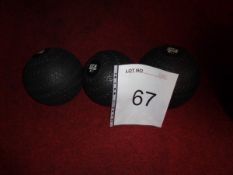 3 x DTX medicine ball weights