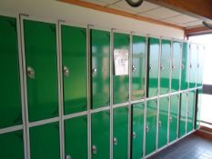 12 x Two door personal lockers