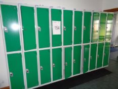 10 x Two door personal lockers