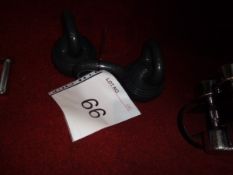 3 x Various kettle bell weights