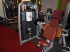 Technogym model selection arm curl frame machine