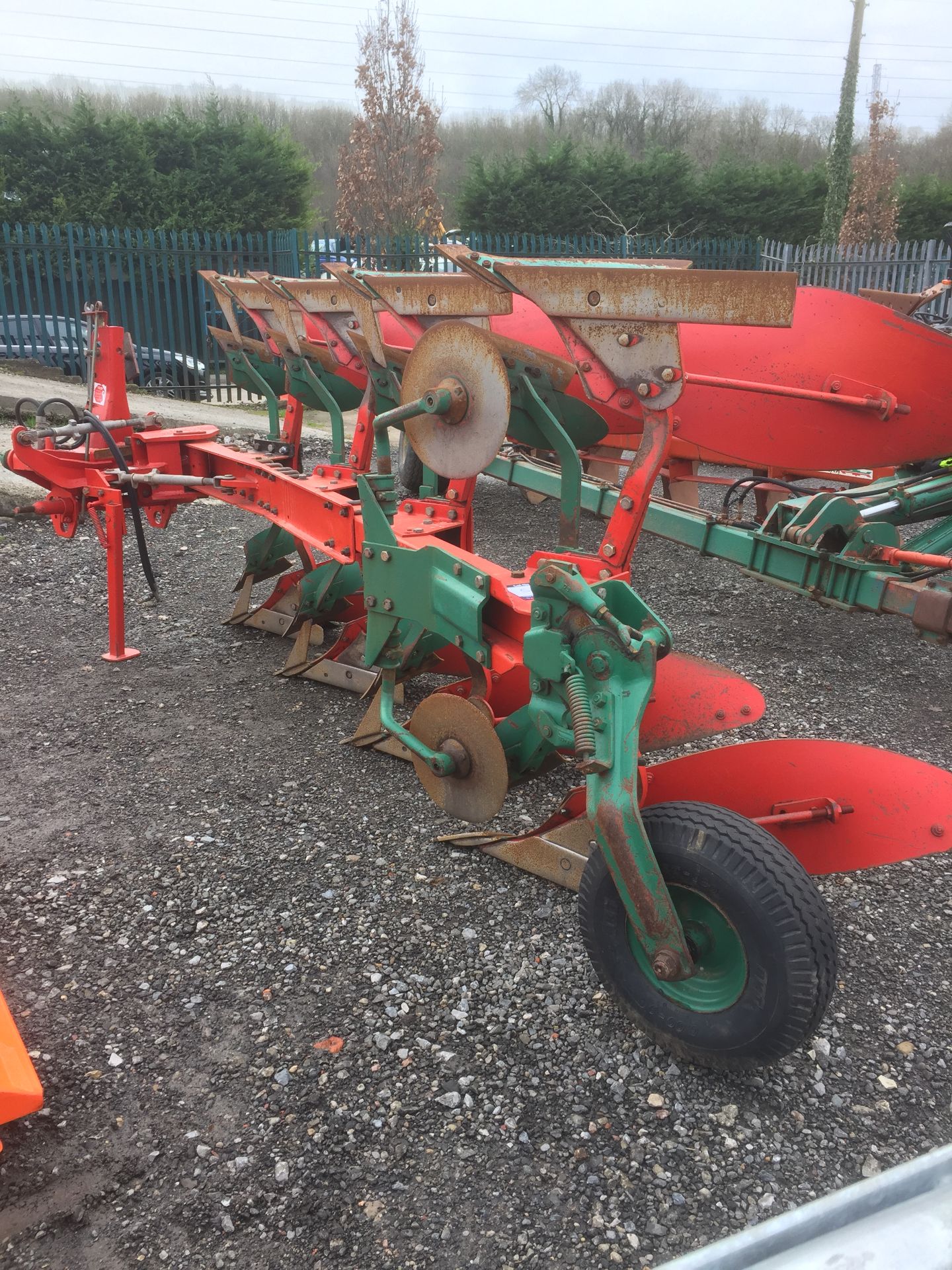 Kverneland VD85/160 4 furrow reversible plough with 160 headstock-sheer bolt type, Serial No. 381 (