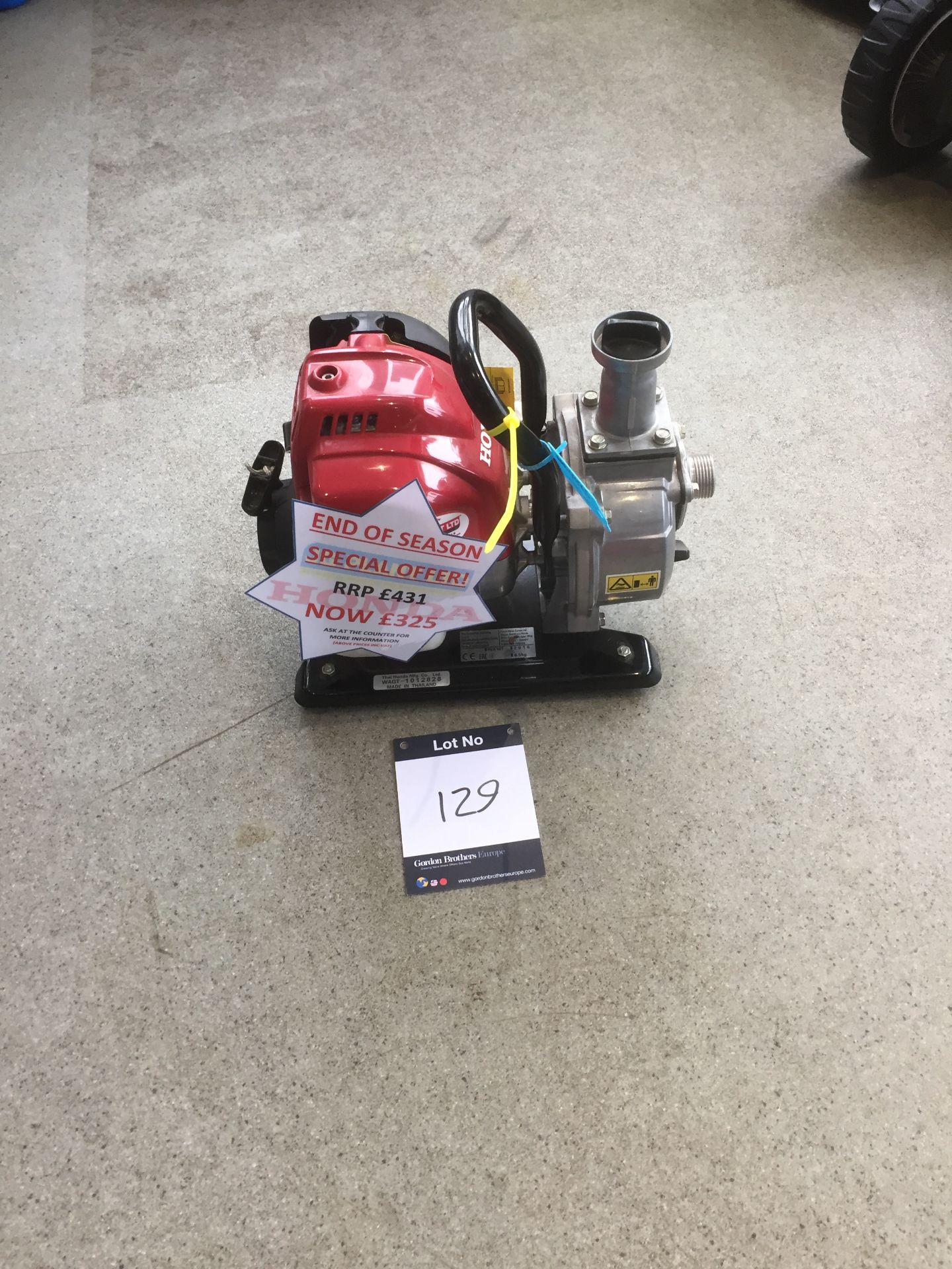 Honda WX10T petrol water pump (unused), (2015)