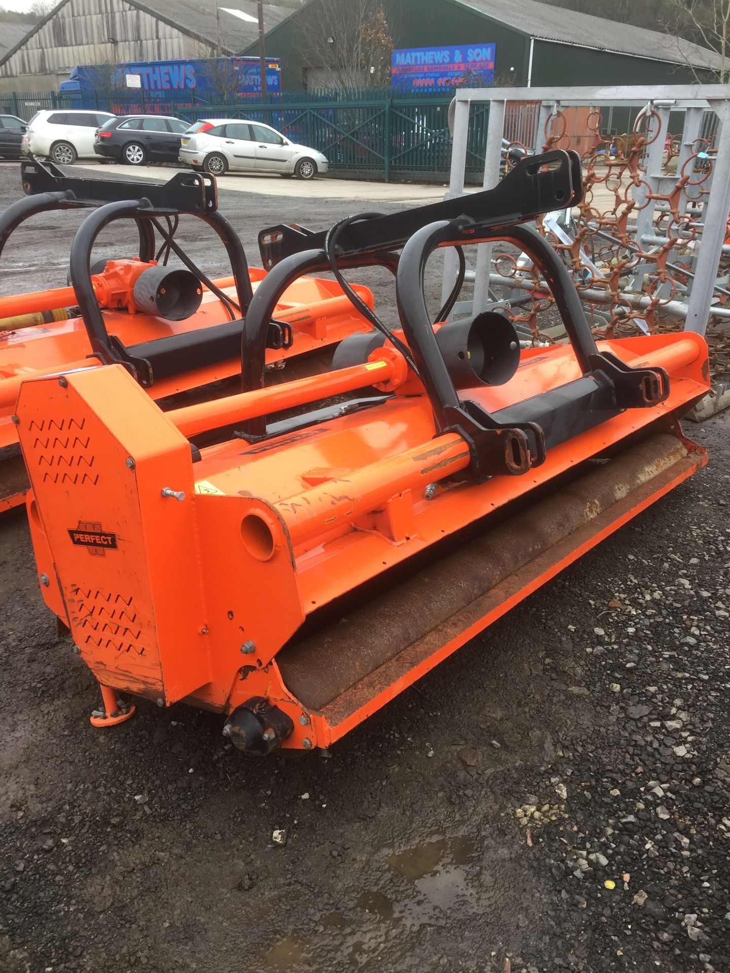 Perfect KR 245 flail mower, Serial No. 17538RP