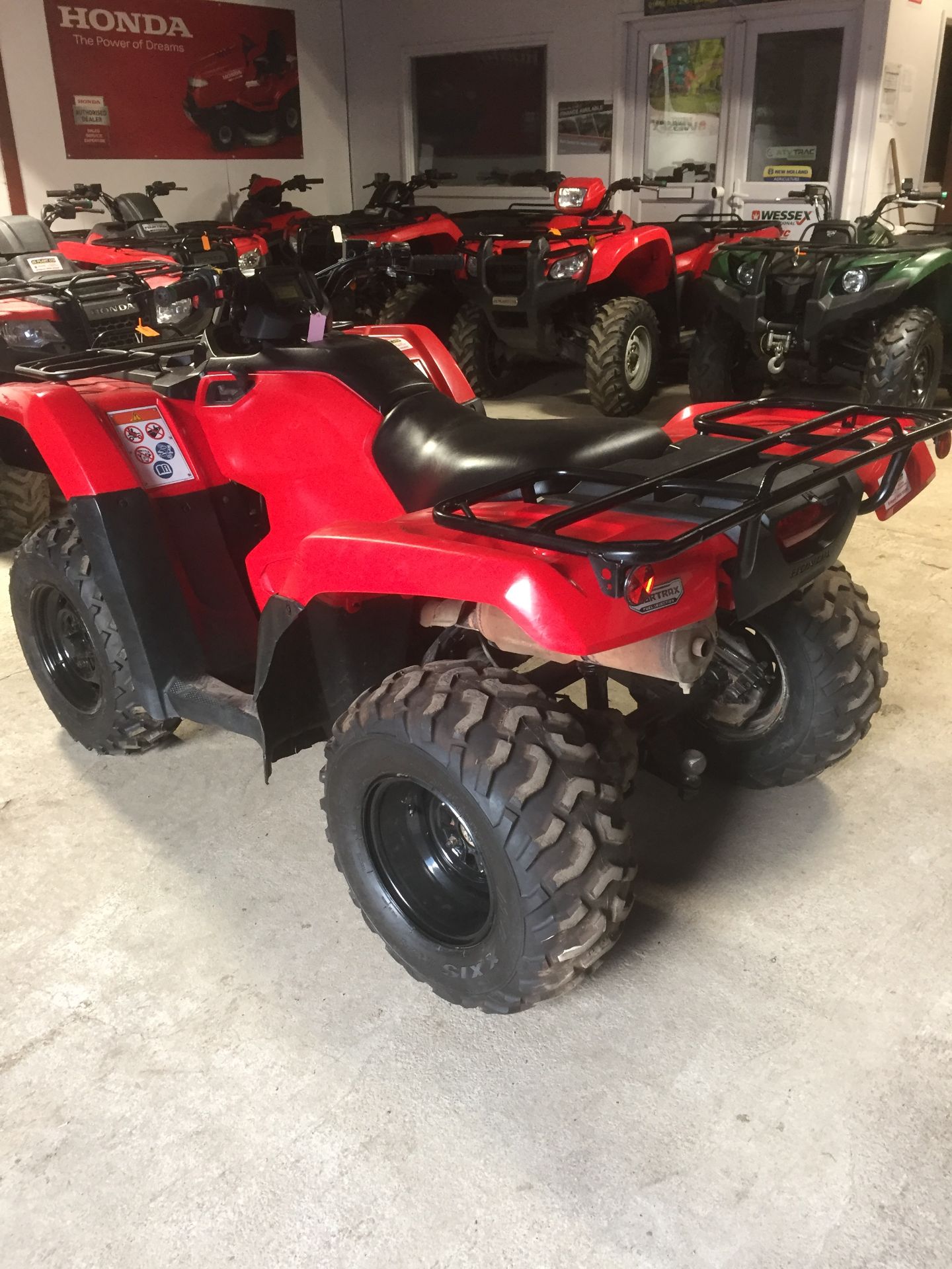 Honda TRX420FM2H ATV with power steering (2696 hours), Serial No. 1HFTE40H2F4100085 (2015) - Image 2 of 3