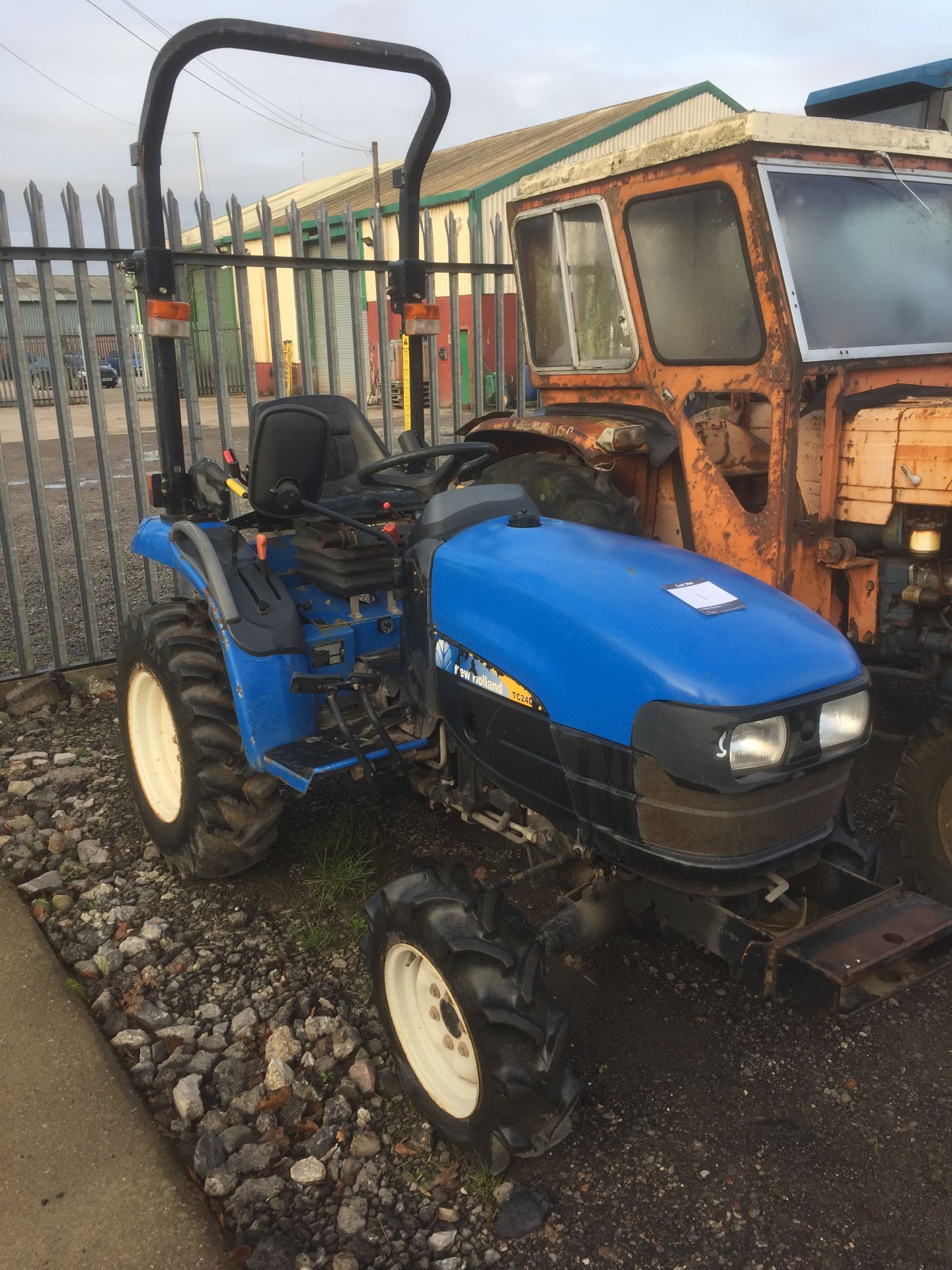 New Holland TC24D 4wd mini tractor,Registration No. VX07 DPK (2007) Hours: 1538