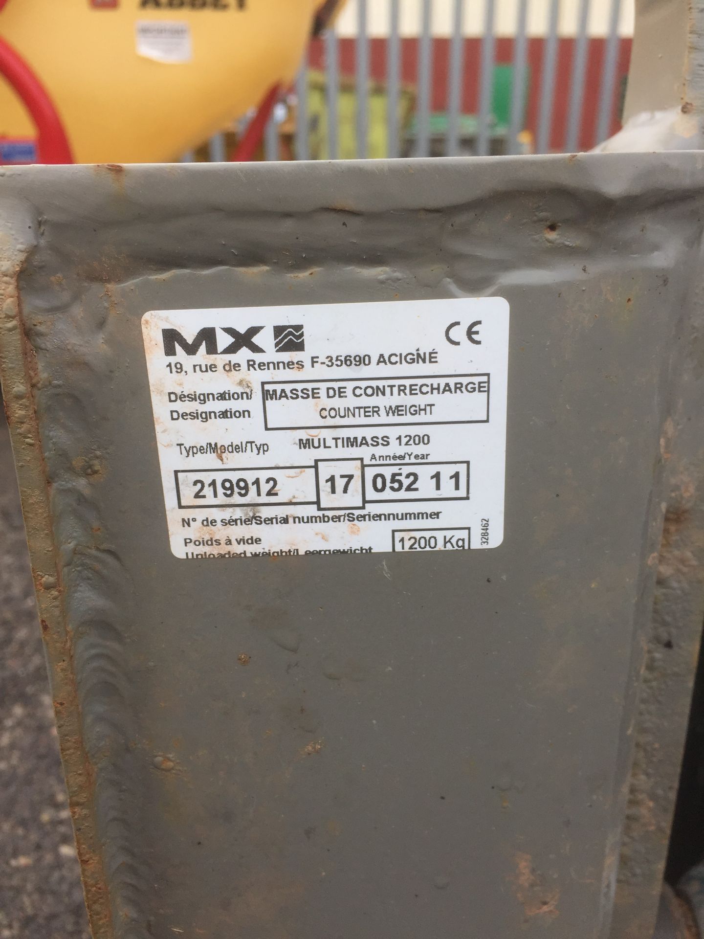 MX Multimass 1200kg front linkage weight (2017) - Bild 4 aus 4