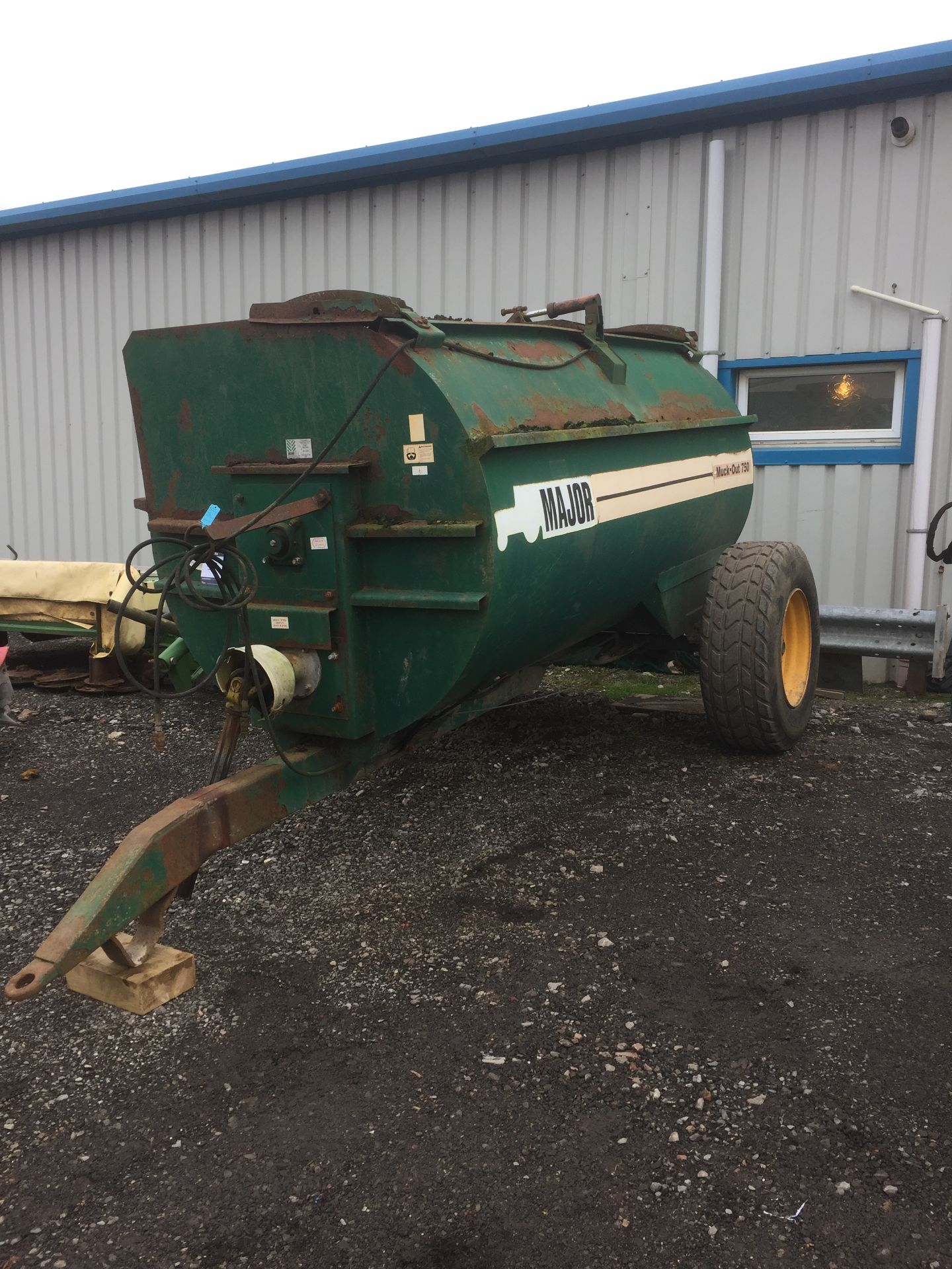 Major Muck Out 750 rotor spreader (requires new lid), Serial No. 7513 (2003)