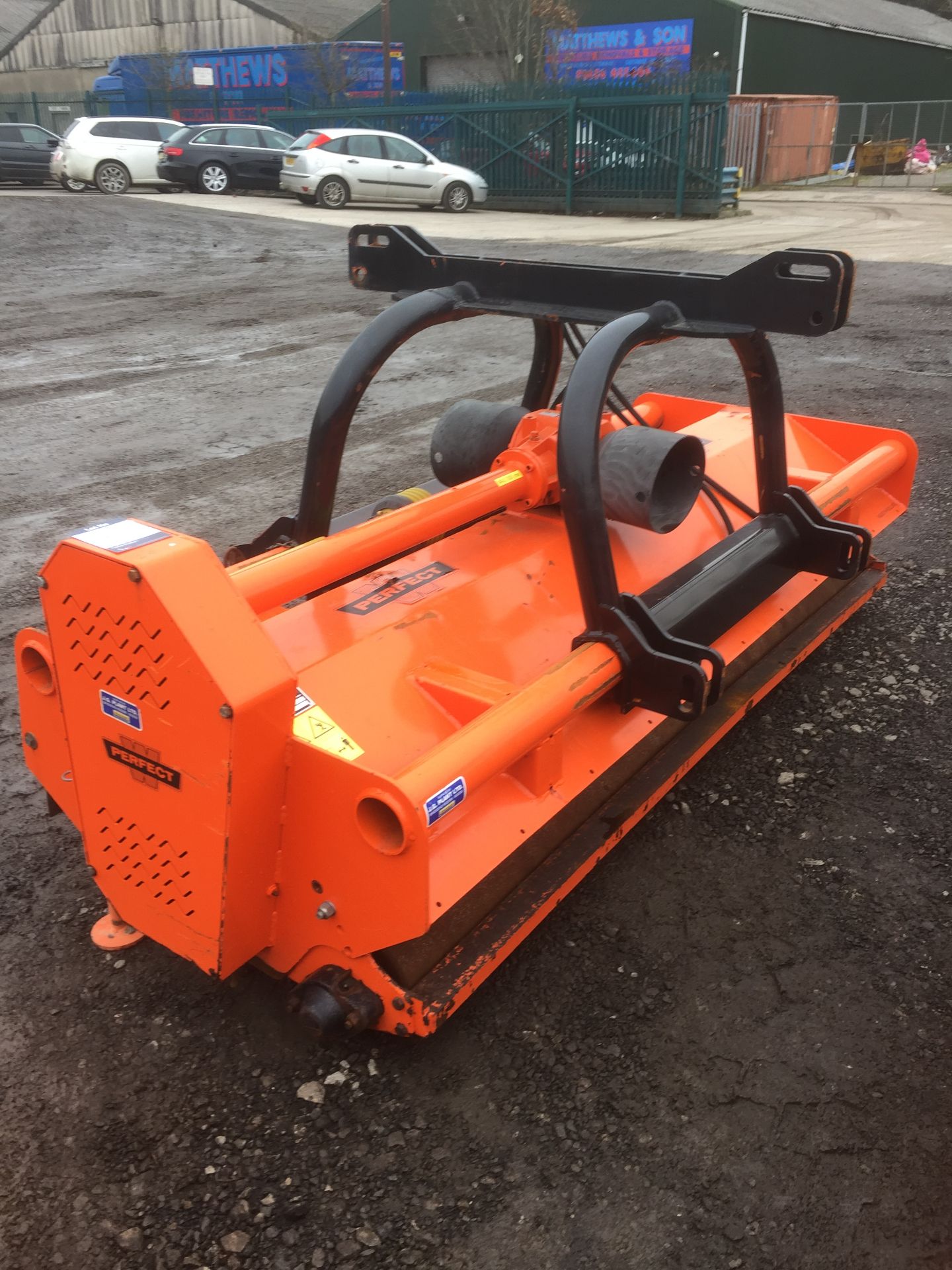 Perfect KR 245 flail mower, Serial No. 75716-PL