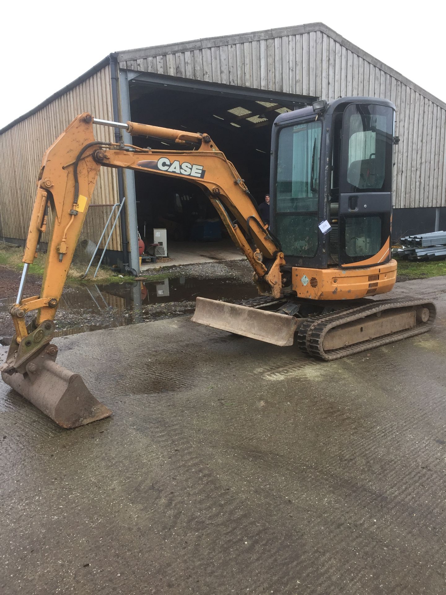 Case CX27B mini excavator, Serial No. PV10-27398 (2005) with rubber tracks, 15.9kw engine, 4' bucket
