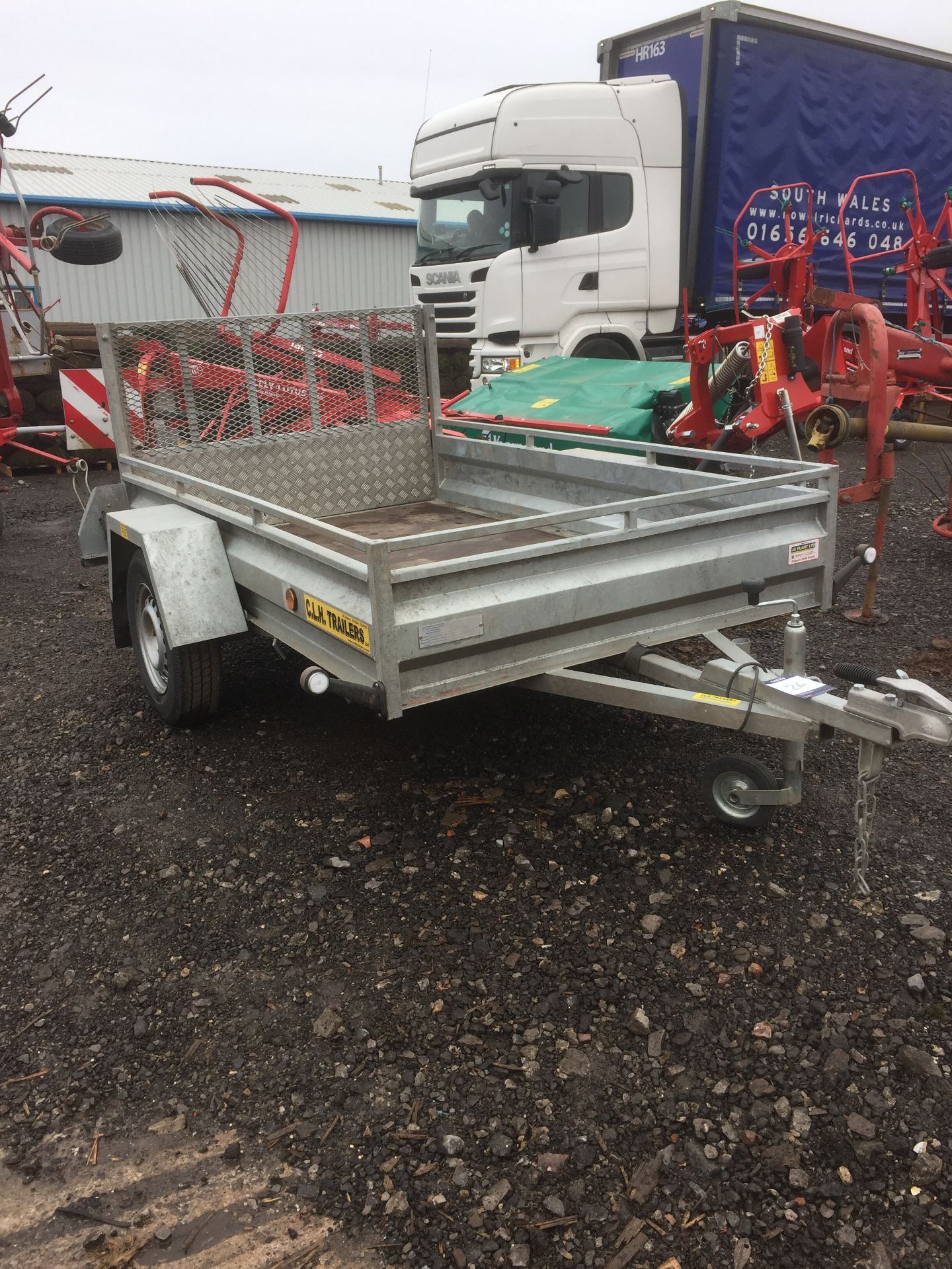 CLH 7'6" x 4'6" LT single axle ATV trailer, Serial No. 160818/02