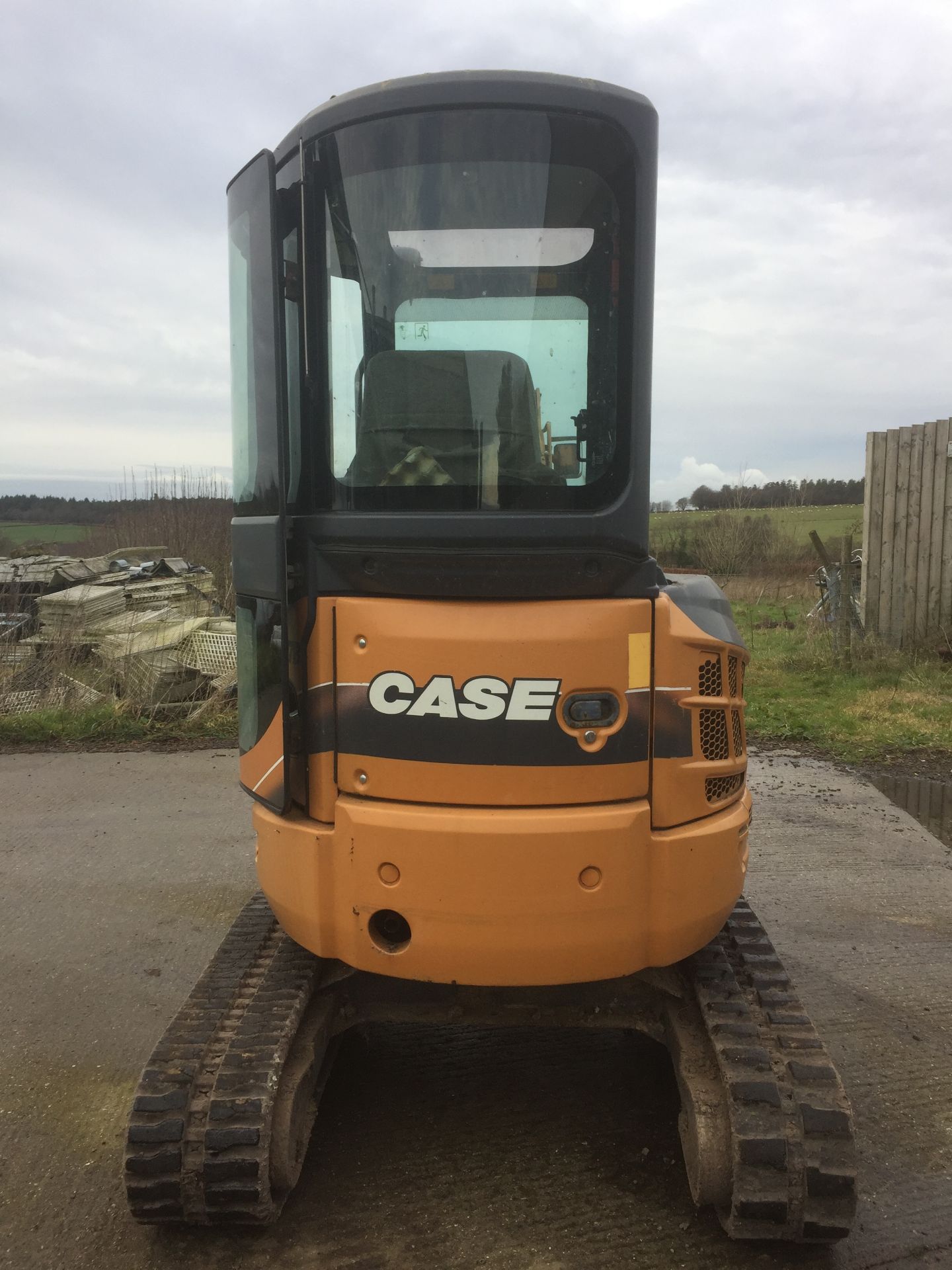 Case CX27B mini excavator, Serial No. PV10-27398 (2005) with rubber tracks, 15.9kw engine, 4' bucket - Image 6 of 9