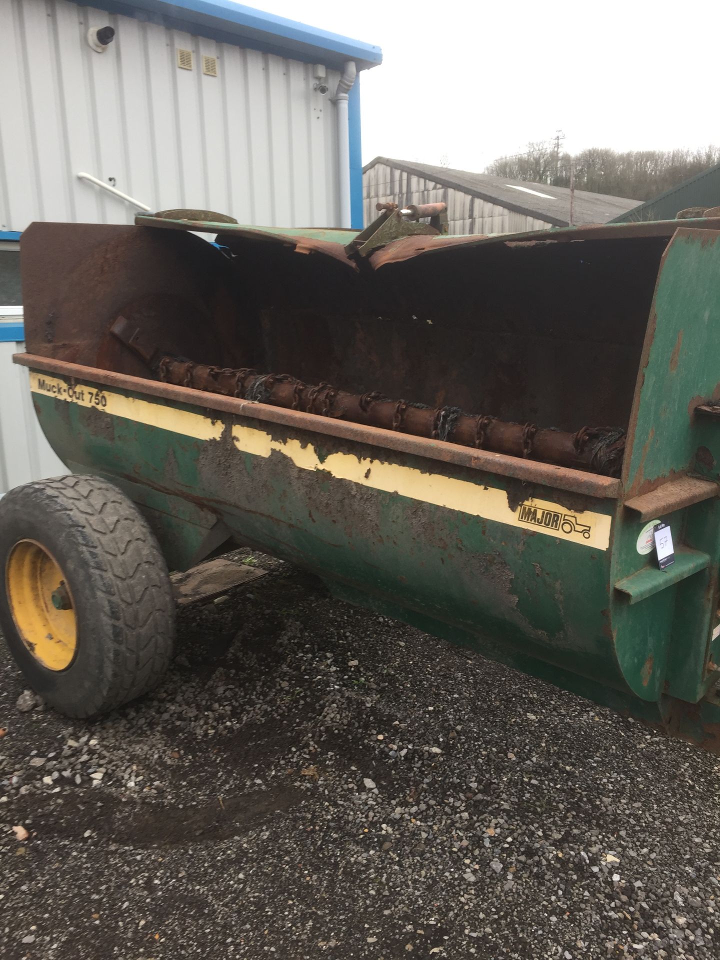 Major Muck Out 750 rotor spreader (requires new lid), Serial No. 7513 (2003) - Image 2 of 3
