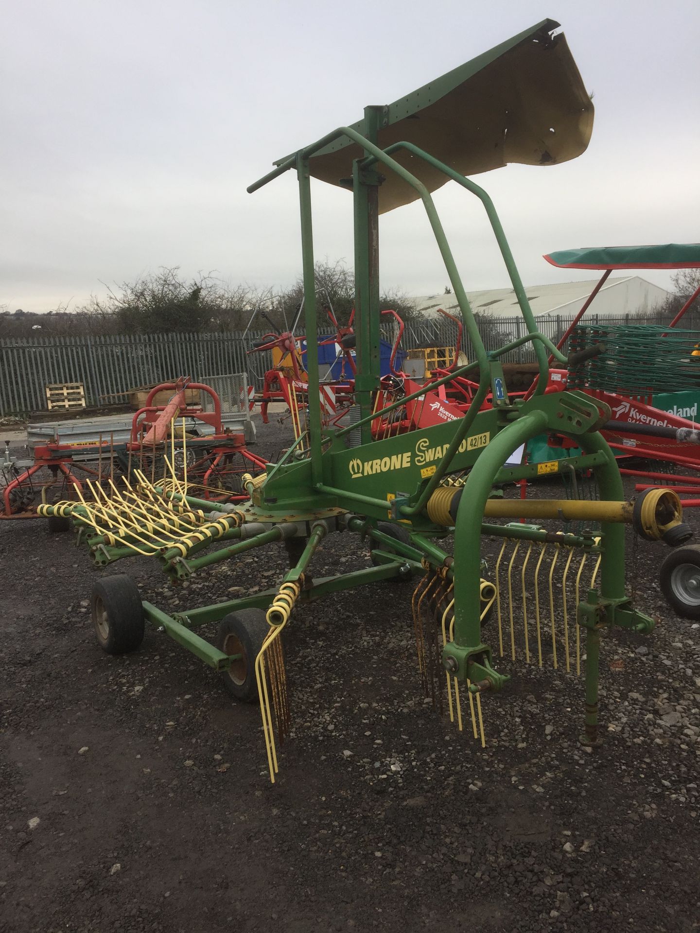 Krone Swadro 42/13 4 rotor hay rake, Serial No. 765831 (2010)