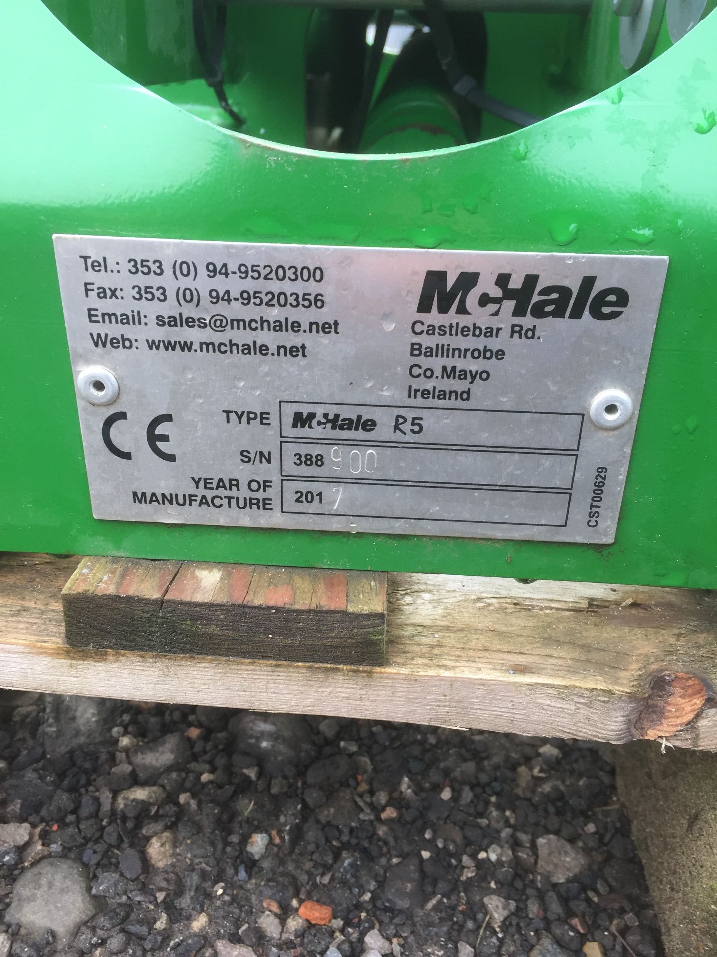 McHale softhands R5 round bale handler (unused), Serial No. 388900 (2017) - Image 3 of 3
