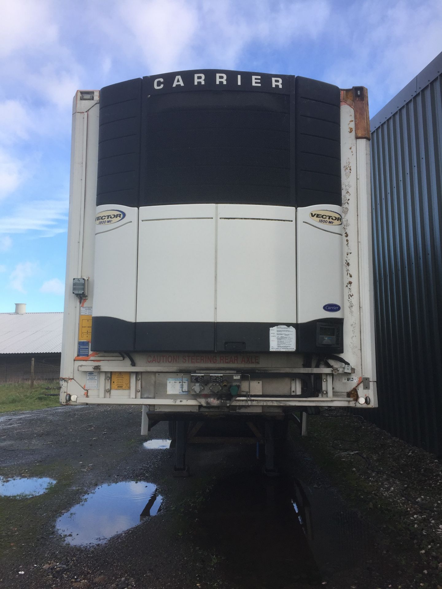 Gray and Adams refrigerated tandem trailer, Serial No. HO4600017547 (2006), with type GA12MR body