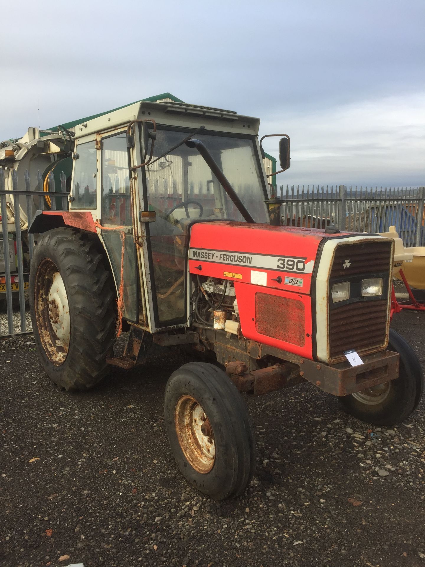 Massey Ferguson 390 2wd 12x12 tractor, Registration No. K653 SDE, Hours: N/A - Image 2 of 3