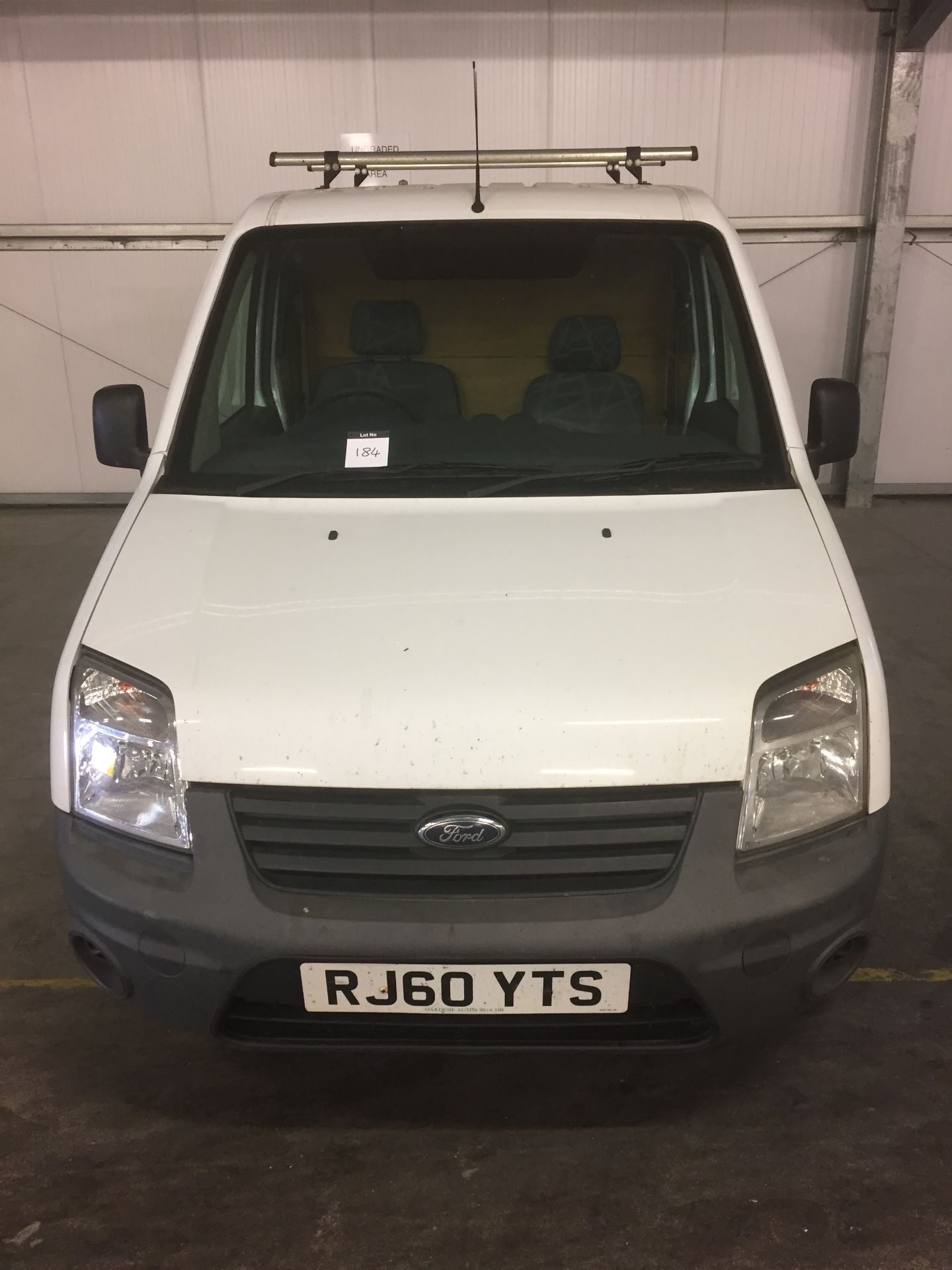 Ford Transit Connect 75 T200 SWB diesel panel van, Registration No. RJ60 YTS (2011), with roof