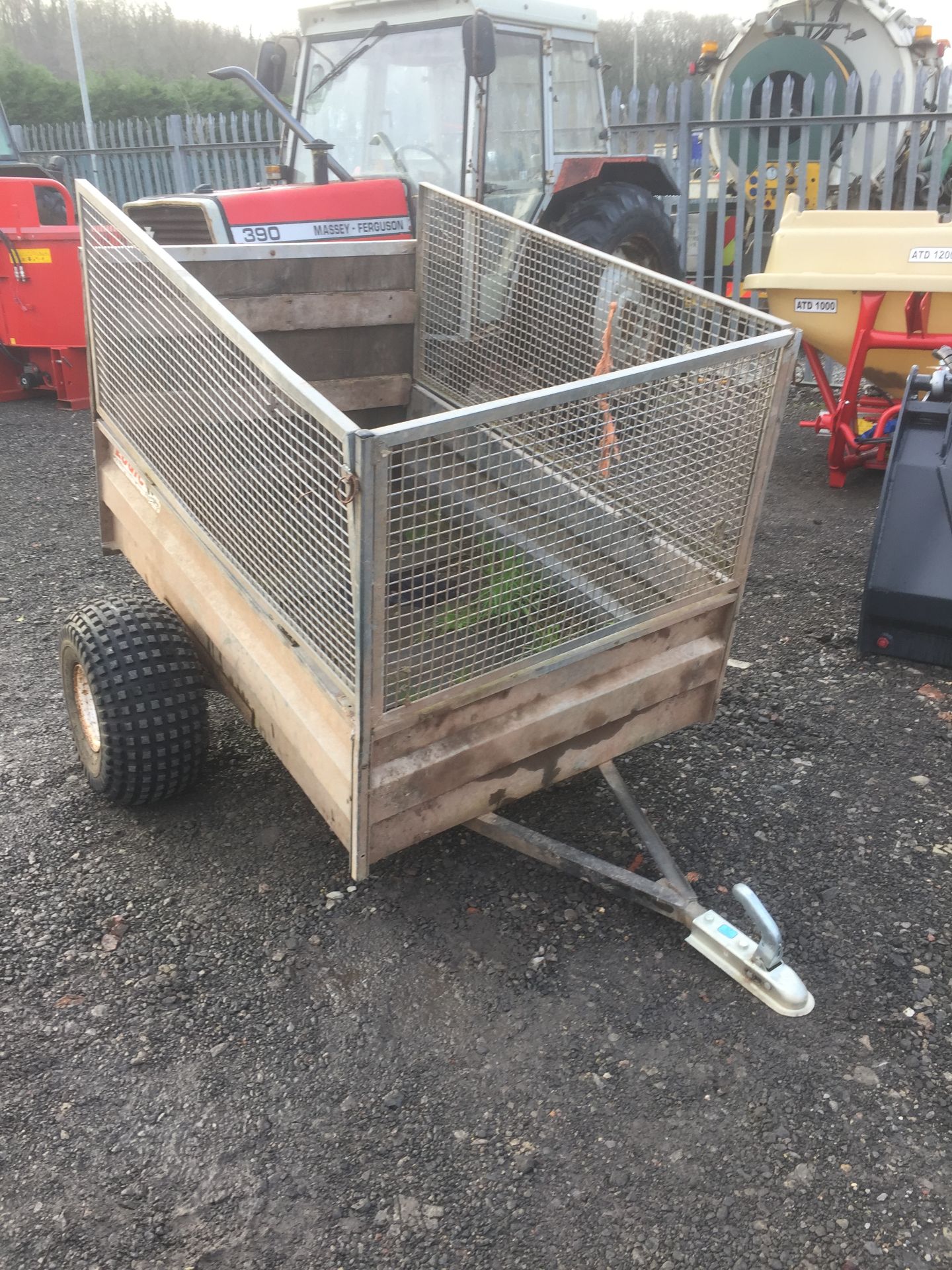 Logic single axle sheep trailer (af)