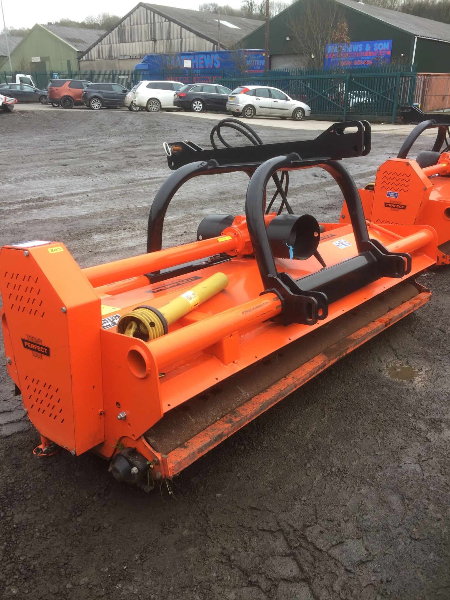 Perfect KR 245 flail mower, Serial No. 84934-SW (2010)