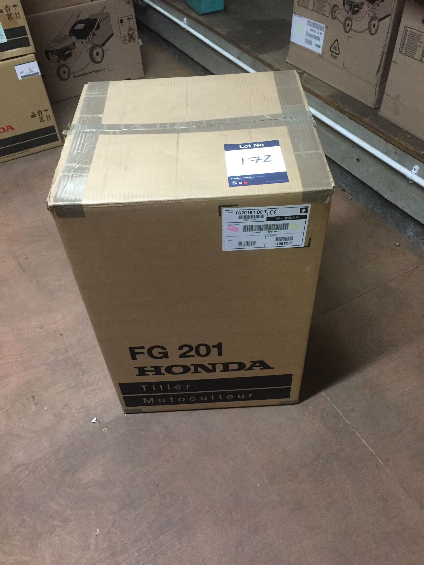 Honda FG110K2DET petrol tiller (boxed)